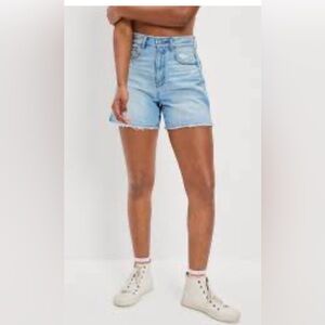 American Eagle Outfitters Highest Rise Baggy Short Denim Shorts Sz 18